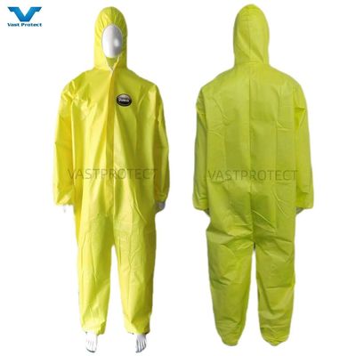VPT-01 175*140cm Κίτρινες μικροπορώδεις προστατευτικές φόρμες για βιομηχανικούς σκοπούς