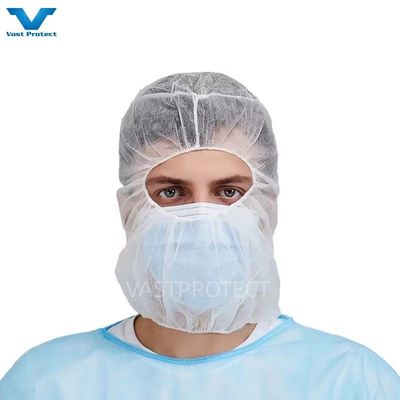 Προσαρμοσμένο λογότυπο 18GSM Non Woven PP Ninja Balaclava Αστροναύτης Διαστημικό Καπέλο Για Προστασία