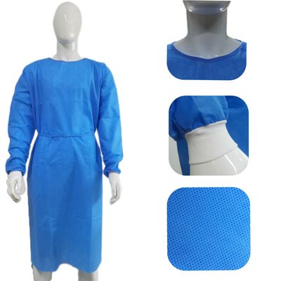 30gm Φαρμακευτική ρόμπα επίπεδο1/2/3 PP Απομονωτική ρόμπα Οζόνιο Ακαθαρστικός τύπος Αποδεκτός OEM