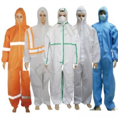 Φόρεμα PPE Τύπος 4 5 6 SMS PP Μικροπορώδη κάλυψη Βιομηχανική ασφάλεια