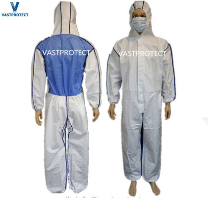 Άνοιξη Εργασιακή Ασβέστιο Μείωση Hazmat Suit Μία φορά μικροπορώδη κάλυψη