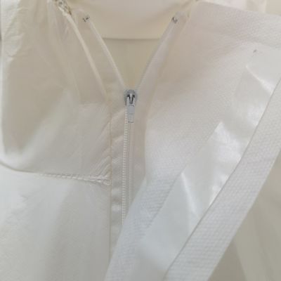 175*140cm Αδιάβροχο PP PE Type5 6 Cat3 Λευκό 60GSM Coverall για την αγορά των ΗΠΑ