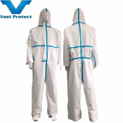 Στυλ Jumpsuit Μη τοξικό Ξαναχρησιμοποιήσιμο Μπλε Σφραγισμένη Ταινία Μαύρο Micro Film Coverall