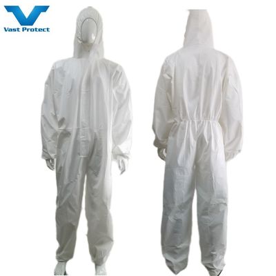 S-5XL λευκό αδιάβροχο μικροπορώδες προστατευτικό προσωπικό εξοπλισμό ασφαλείας για την αγορά των ΗΠΑ
