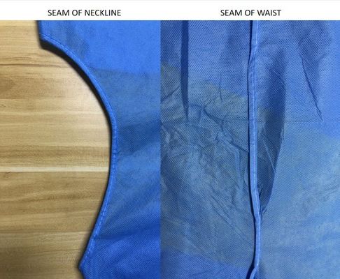 VASTPROTECT-501 Γαλάζιο υδροπονικό SMS μη υφαντικό απομονωτικό φόρεμα