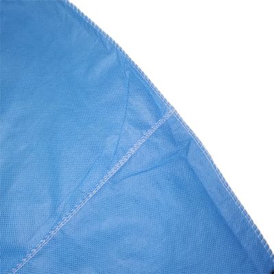 VASTPROTECT-501 Μπλε Χειρουργική ρόμπα μίας χρήσης Αδιάβροχη Αναπνευστική μαλακή Αντιστατική Στρογγυλός λαιμός Κηπουρική και ψεκασμός