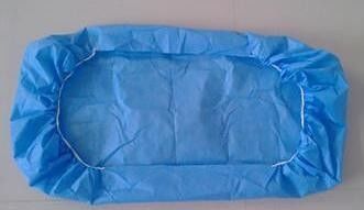 80*200cm Προσαρμογή Ξαναχρησιμοποιήσιμο PP Spunbond μη υφασμένο ύφασμα στρώμα κρεβατιού σε λευκό μπλε