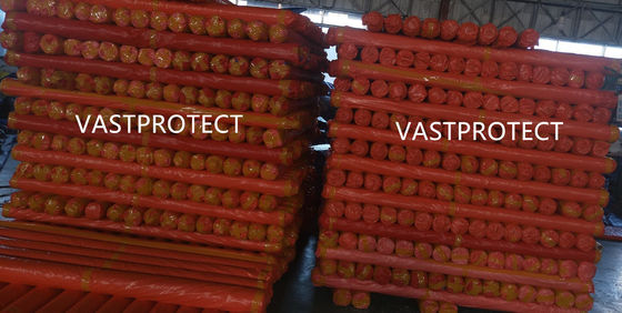 12 Prime * 100 Prime Orange PE Ρολ Tarpaulin Επιλογές προσαρμογής για το VASTPROTECT