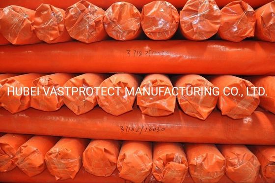 90GSM Double Orange PE Tarpaulin Roll με φύλλο πλάτος 3,65m