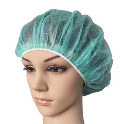 Τυποποιημένο CE Disposable Polypropylene Non Woven PP Round Bouffant Cap για σαλόνι ομορφιάς