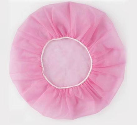 Τυποποιημένο CE Disposable Polypropylene Non Woven PP Round Bouffant Cap για σαλόνι ομορφιάς