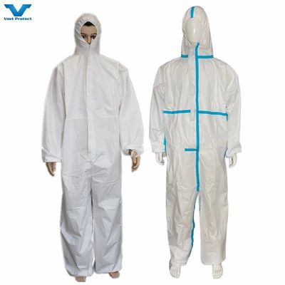 Έναχρονη Tyvek τύπου 5/6 κατηγορίας 3 μικροπορώδης κάλυψη ιδανική για επικίνδυνα περιβάλλοντα