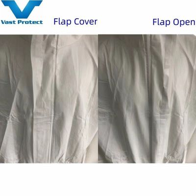 VASTPROTECT-608 Ξαναχρησιμοποιήσιμη λευκή μικροπορώδης κάλυψη για εύκολη φθορά και αντοχή σε υγρά