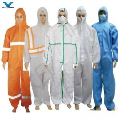 OEM CE Type4/5/6 Εργασιακή στολή με κουκούλα Αποχρεωτική στολή για βιομηχανικούς εργάτες