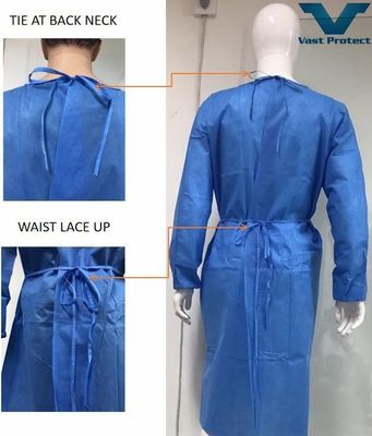 VASTPROTECT-501 Υπο- αλλεργιογόνο απομονωτικό φόρεμα αντιμυκητιασικό αντιβακτηριακό αδιάβροχο