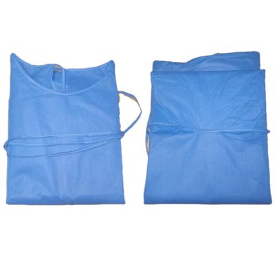 Μη αποστειρωτικό απομονωτικό φόρεμα M/L/XL Αδιάβροχο αναπνευστικό SMS μη υφασμένο υλικό νοσοκομείο