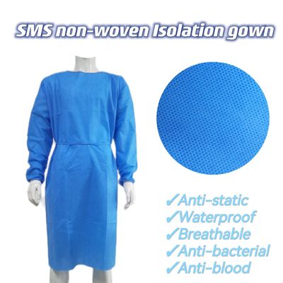 Υδροστεγή απομονωτική ρόμπα VASTPROTECT-501 AAMI Level1/2/3 για αντιστατική προστασία