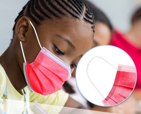 Μη αποστειρωτική 3 στρώσεις Earloop μασκαριστική μάσκα προσώπου για παιδιά εφήβους 14,5*9,5 cm